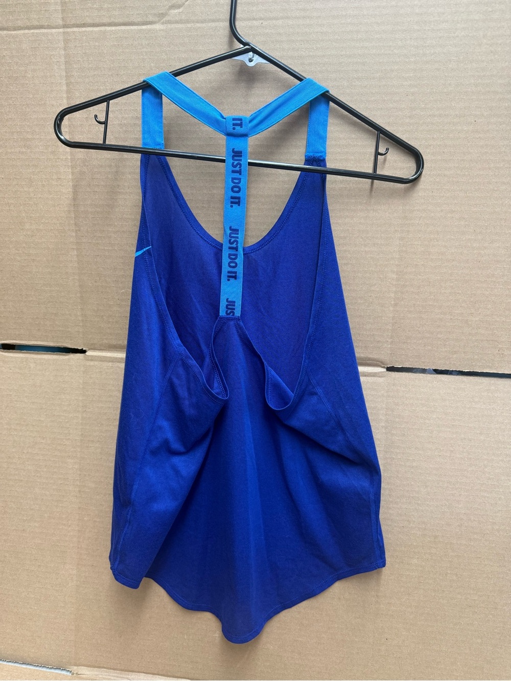 Nike Blue Dri-FIT Performance Tank Top - Picture 2 of 3